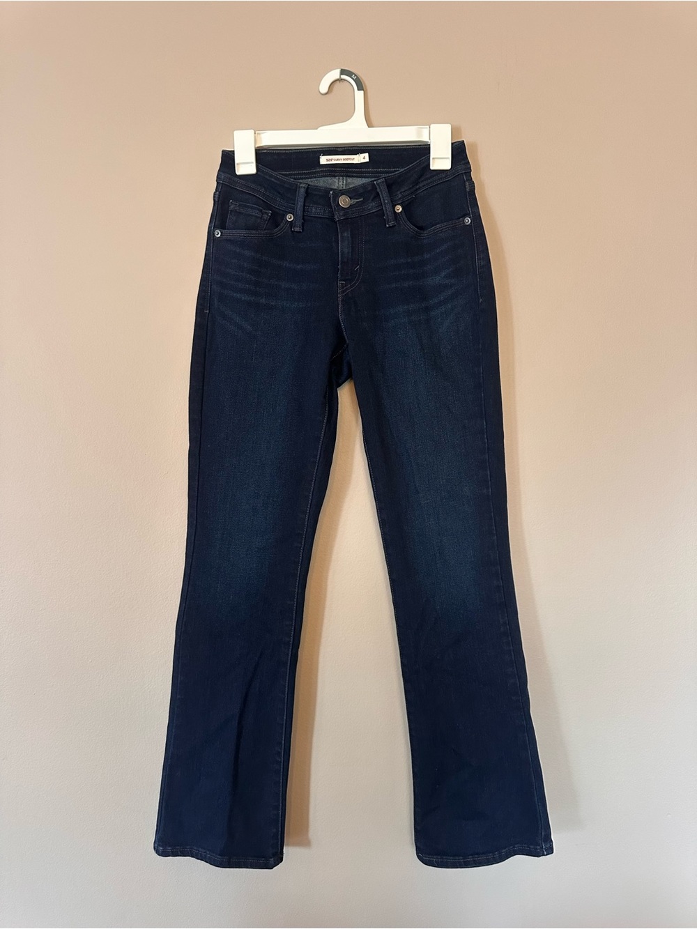 Women's 529 Curvy Dark Blue Bootcut Jeans